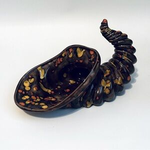 Atlantic Mold Cornucopia Horn Of Plenty Pottery